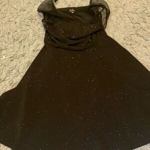 Black sparkly dress